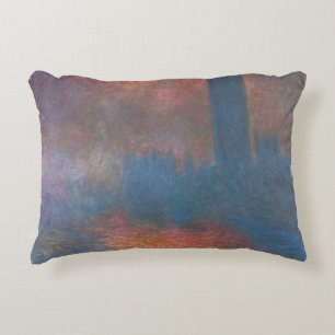 Cojín Decorativo Casas del Parlamento, Londres por Claude Monet