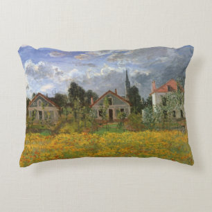 Cojín Decorativo Casas en Argenteuil de Claude Monet, Arte Antiguo