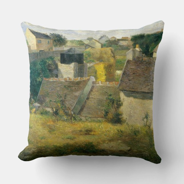 Cojín Decorativo Casas Paul Gauguin en Vaugirard (Anverso)
