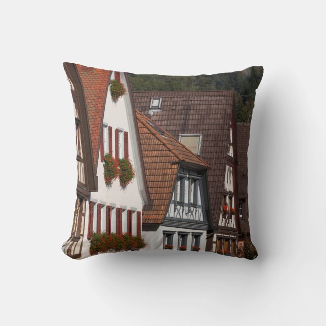 Cojín Decorativo Casas tradicionales de Alemania (Anverso)
