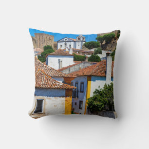 Cojín Decorativo Casas tradicionales de techo rojo   Portugal