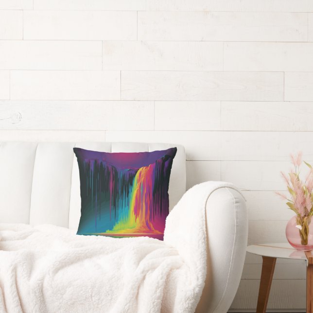 Cojín Decorativo Cascada mágica, cautivadora serenidad (Sofá)