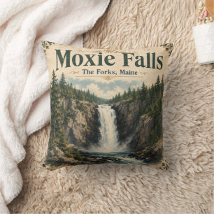 Cojín Decorativo Cascada Moxie Falls The Forks Maine North Woods