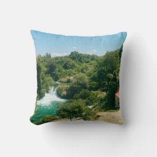 Cojín Decorativo Cascadas Krka - Parque nacional Krka - Croacia