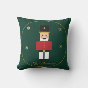 Cojín Decorativo Cascanueces Bailarín Soldado Personalizado Navidad