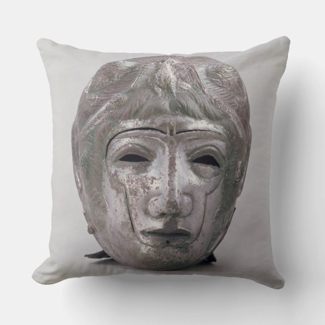 Cojín Decorativo Casco con la decoración de Eagle, romana (plata) (Anverso)