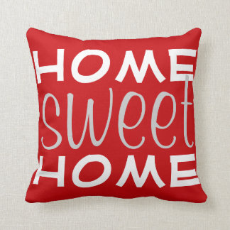 Cojín decorativo casero dulce casero rojo