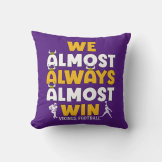 Cojín Decorativo Casi siempre ganamos el fútbol de Vikings