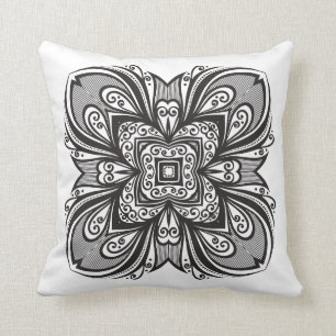 Cojín Decorativo Casilla negra de Deco inspirada