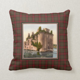 Cojín Decorativo Castillo de Caerlaverock Clan Maxwell Tartan