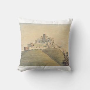 Cojín Decorativo Castillo de Trencin en el oeste de Eslovaquia