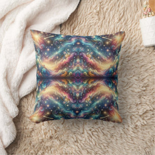 Cojín Decorativo Castillo Lejano Celestial Fantasía Mística Colorid