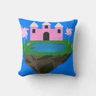Cojín Decorativo Castillo Mágico Flotante Fantasía