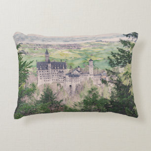 Cojín Decorativo Castillo Retro Neuschwanstein en Alemania