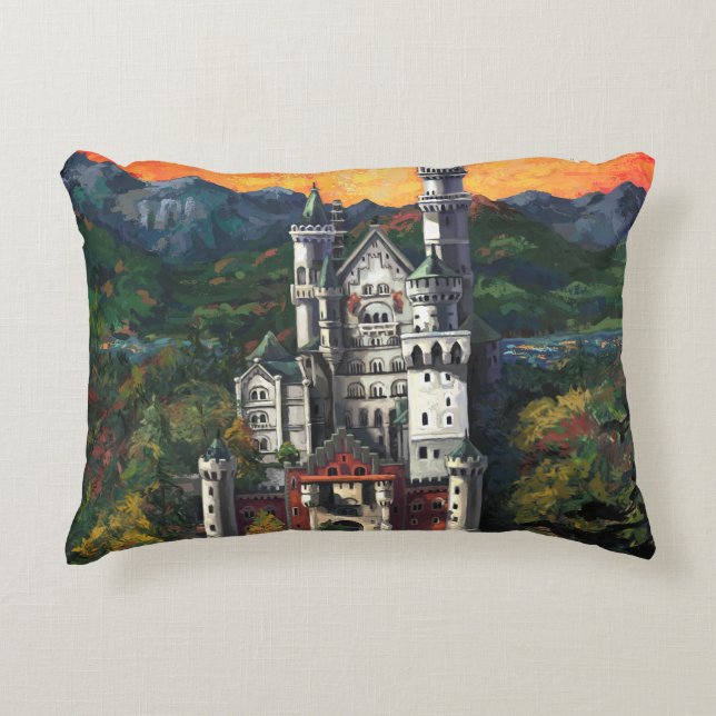 Cojín Decorativo Castillo Schloss Neuschwanstein (Anverso)