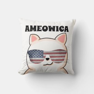 Cojín Decorativo CAT ARTE PATRIOTA CUTÁNEO AMEOWICA Pillows
