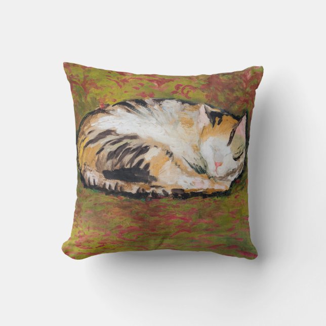 Cojín decorativo Cat, August Macke (Anverso)