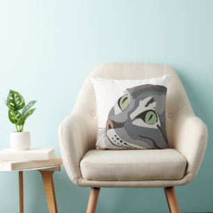 Cojín Decorativo Cat Feline Eyes Cute Kitty