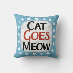 Cojín decorativo Cat Goes Meow