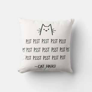 Cojín Decorativo Cat Haiku Pillow