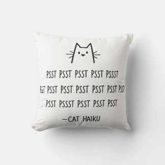 Cojín Decorativo Cat Haiku Pillow