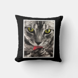 Cojín Decorativo Cat Lick