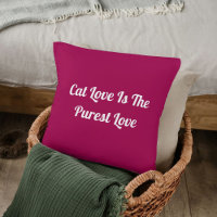 Cat Love Purest Personaliza Cute Graciosa Cita Ros