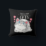 Cojín Decorativo Cat Lover Just A Girl Who Loves Cat<br><div class="desc">Cat Lover Just A Girl Who Loves Cat</div>