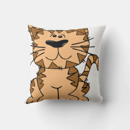 Cojín decorativo CAT PUSSY de 16" x 16"