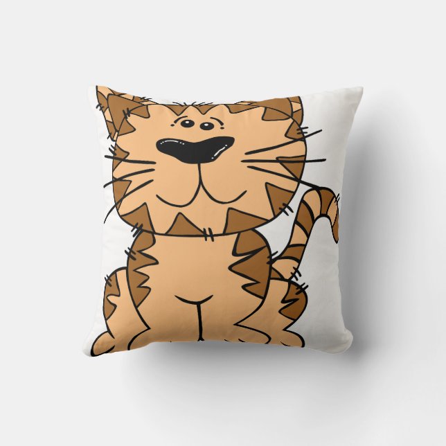 Cojín decorativo CAT PUSSY de 16" x 16" (Reverso)