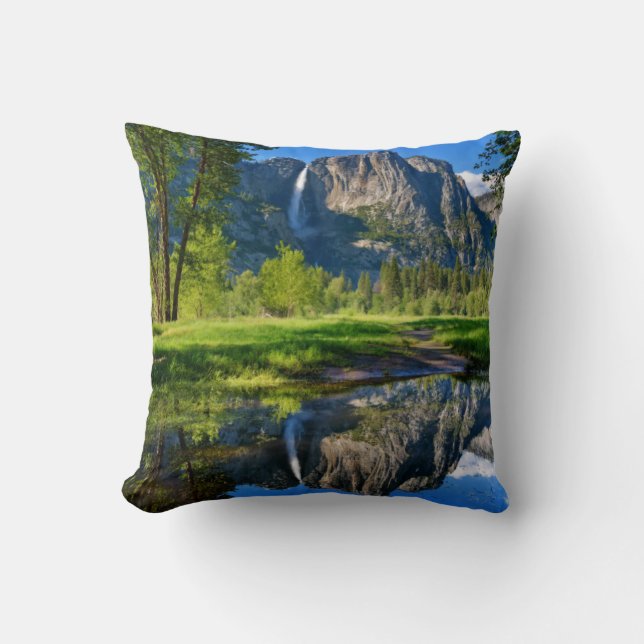Cojín Decorativo Cataratas Yosemite | Parque nacional Yosemite (Anverso)