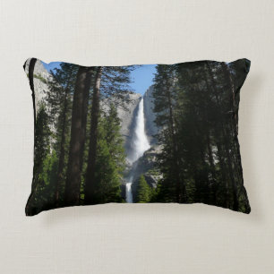 Cojín Decorativo Cataratas Yosemite y paisajes de Woods fotográfico