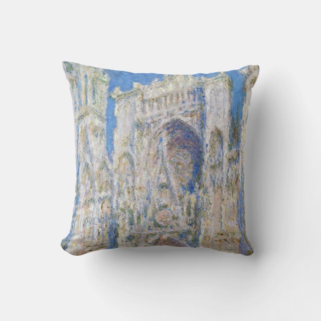 Cojín Decorativo Catedral de Rouen (luz del sol), Monet (Anverso)