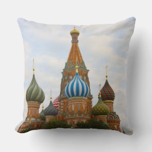 Cojín Decorativo Catedral de San Basil en la Plaza Roja, Moscú