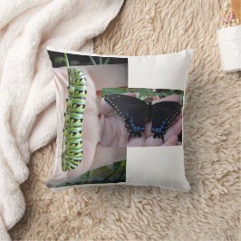 Cojín Decorativo Caterpillar/mariposa