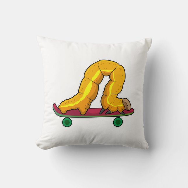 Cojín Decorativo Caterpillar Skater (Anverso)