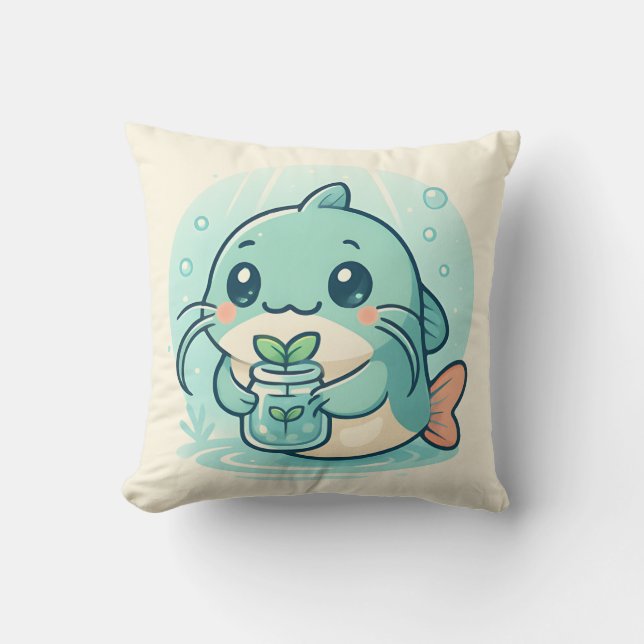 Cojín Decorativo Catfish Plant Parent (Anverso)