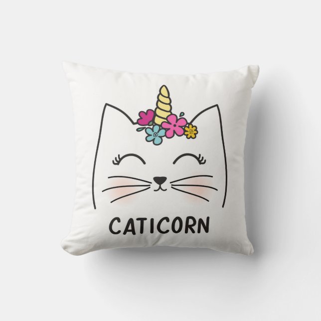 Cojín Decorativo Caticorn (Anverso)