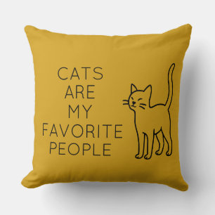 Cojín Decorativo Cats are my favorite people