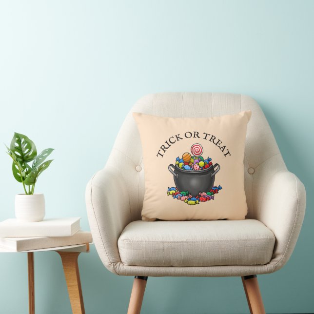Cojín Decorativo Cauldron de truco o trato (Silla)
