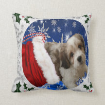 Cavachon Pillow, perro Navidad
