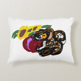 Cojín Decorativo Cavalier king charles spaniel girasoles 