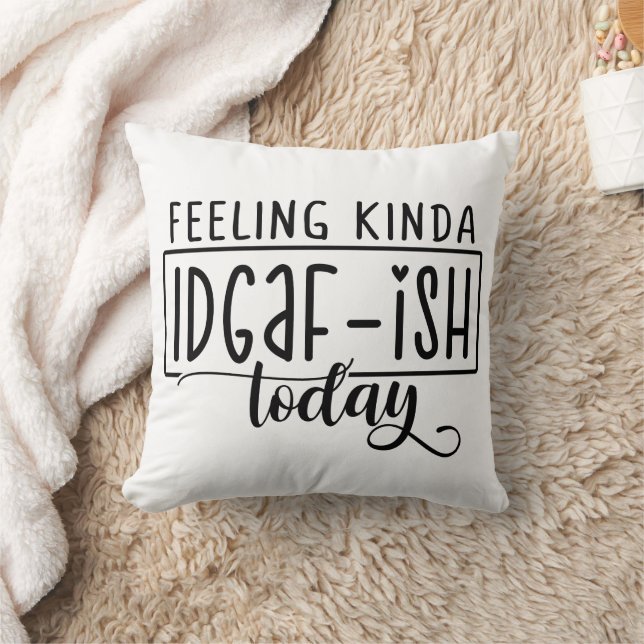 Cojín Decorativo Cayendo gracioso como IDGAF - ISH (Manta)