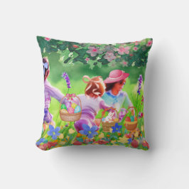 Cojín Decorativo Caza de huevos de Pascua