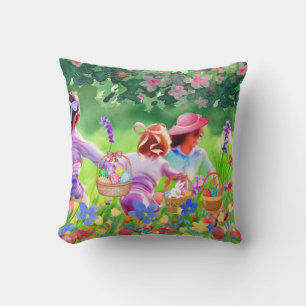 Cojín Decorativo Caza de huevos de Pascua