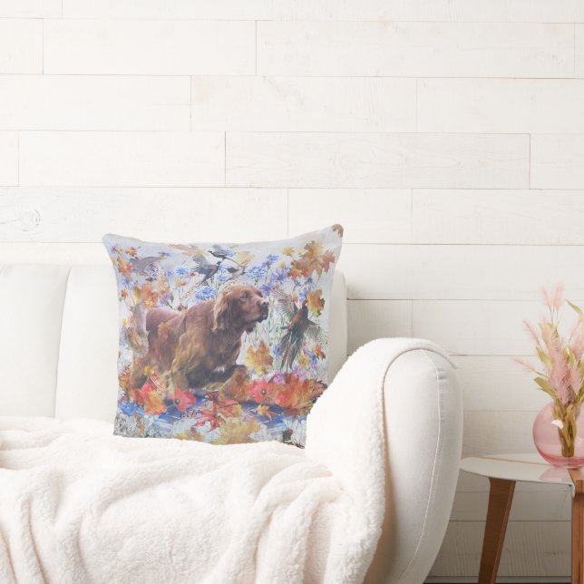 Cojín Decorativo Caza de Setter de Irlanda (Sofá)