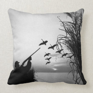 Cojín Decorativo Caza del pato del hombre