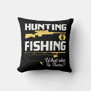 Cojín Decorativo Caza y pesca de lo que hay más - Pescado divertido