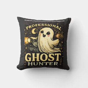 Cojín Decorativo Cazador de Fantasmas Profesional Divertido Hallowe
