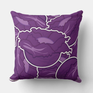 Cojín Decorativo Cebolla morada divertida